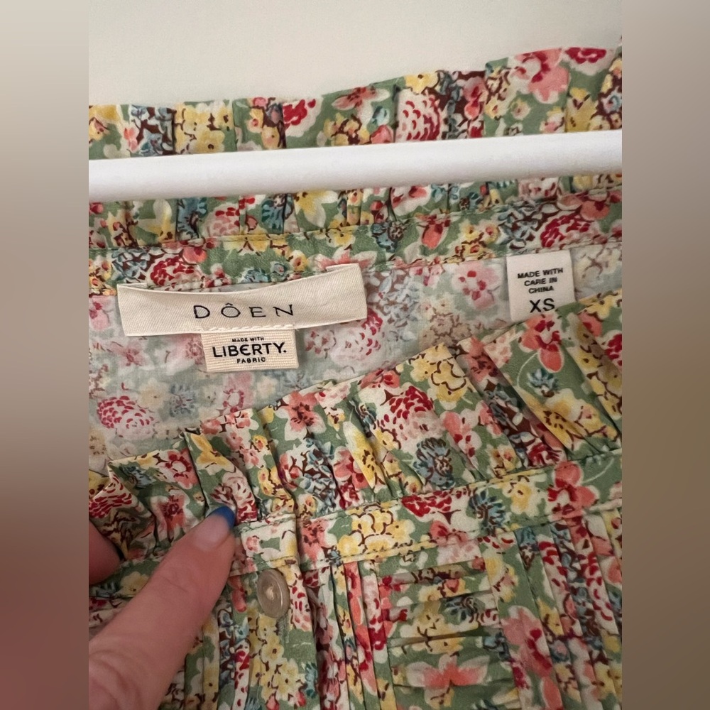 Doen Farley Top Liberty Print XS - Picture 4 of 6